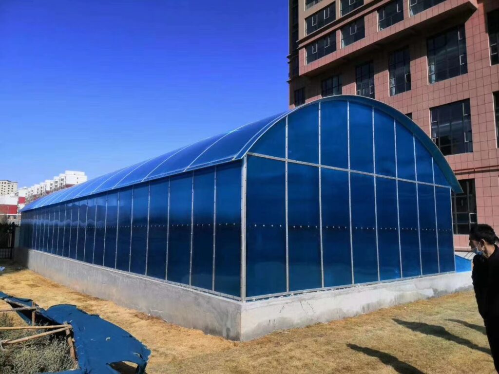 PC sheet insulation project for temperature control