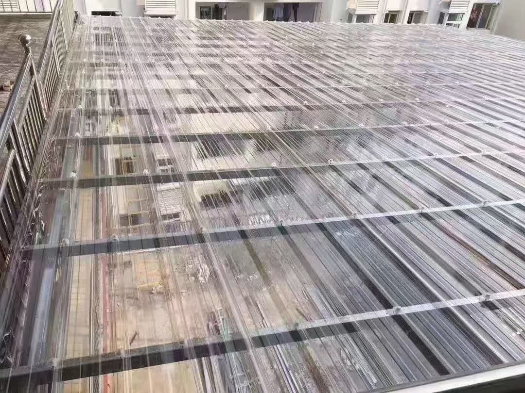 PC Corrugated Sheet Roof on Livestock Farm